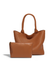 Pylos Woven Leather Hobo