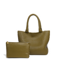 Pylos Woven Leather Hobo