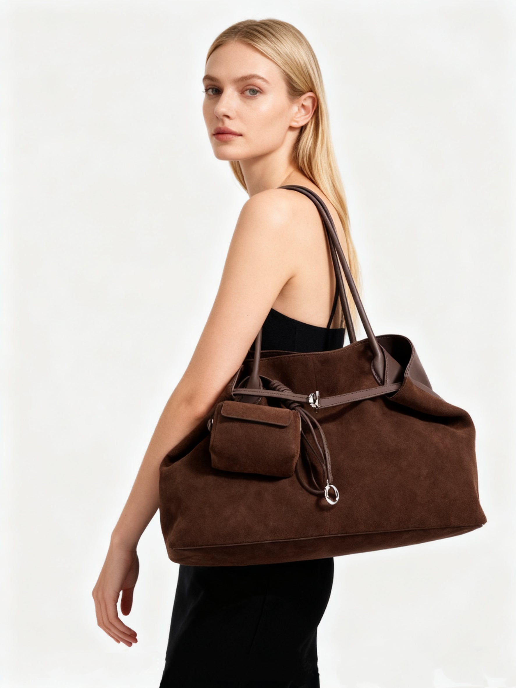 Sienna Suede Tote