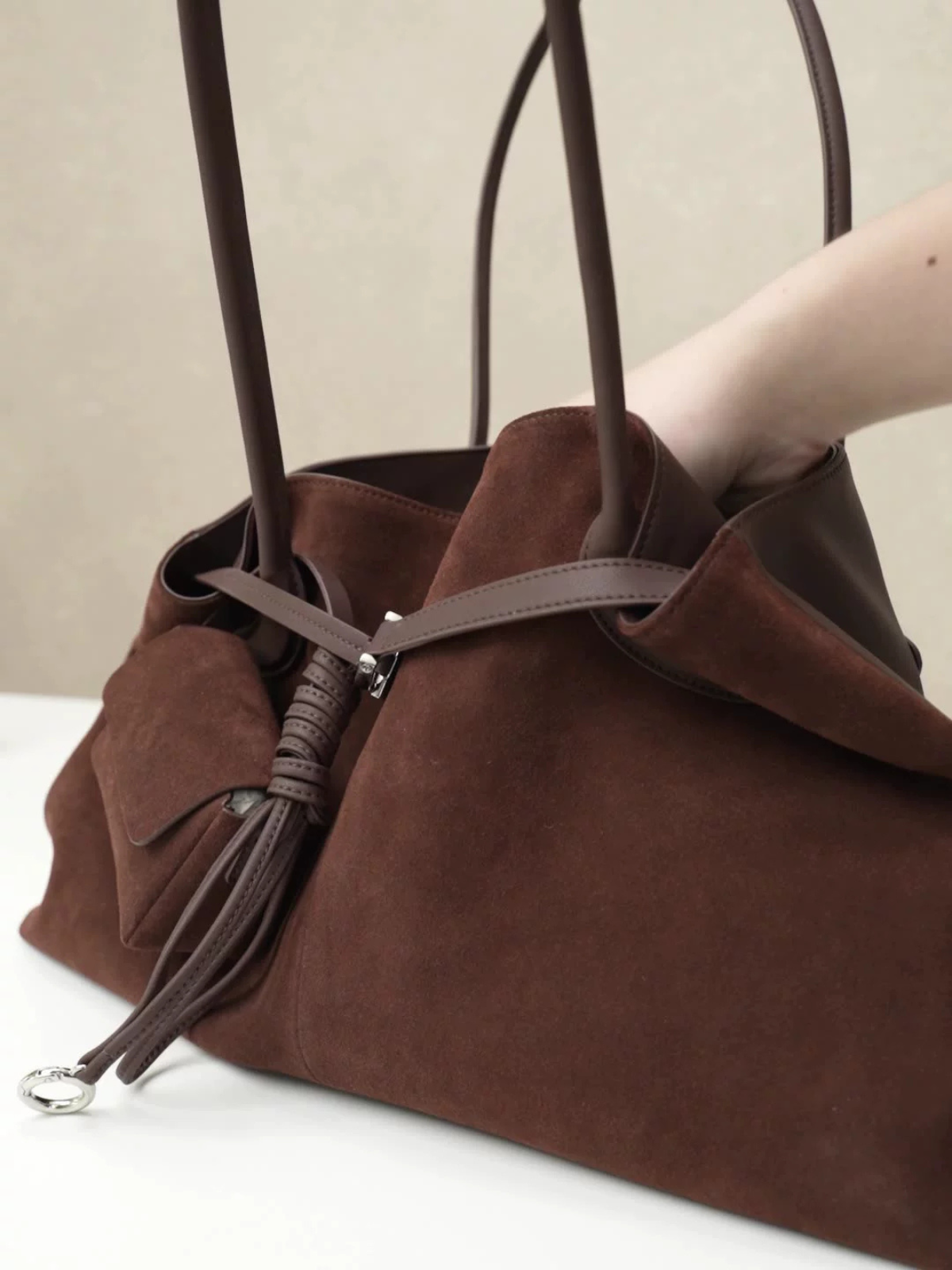 Sienna Suede Tote