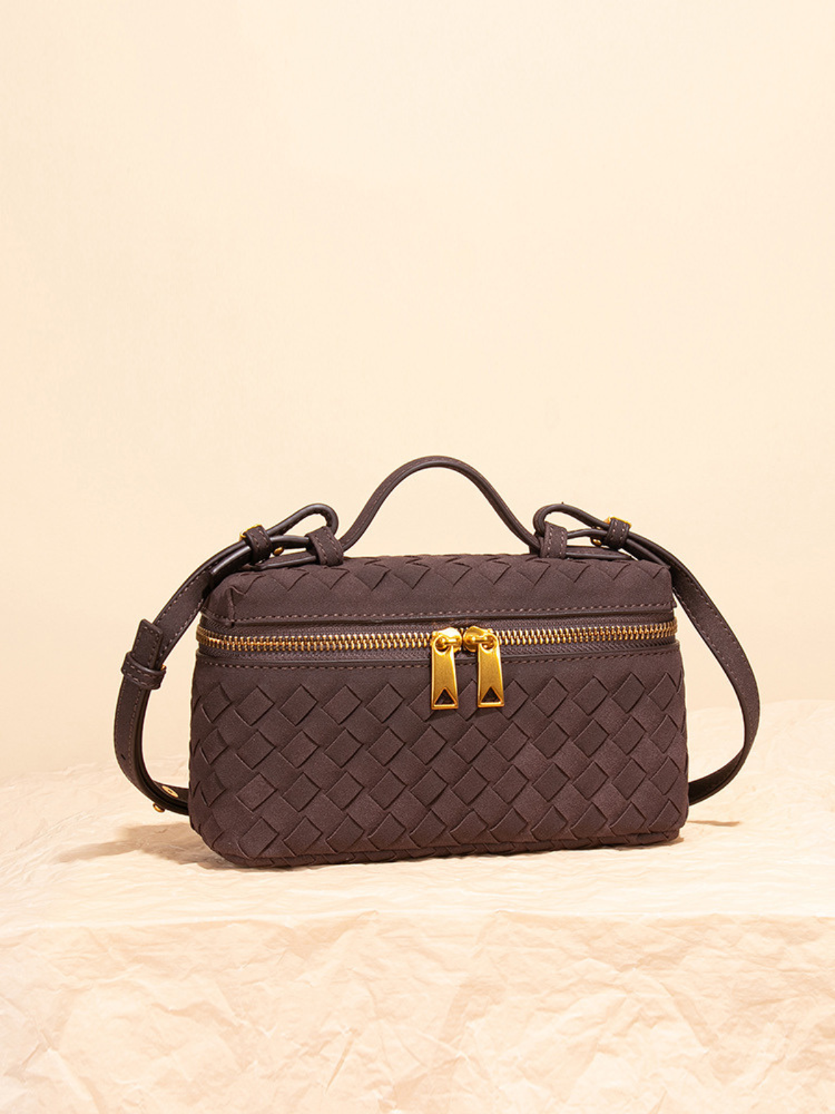 Zylos Suede Vanity Case