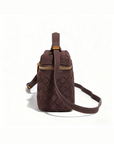 Zylos Suede Vanity Case