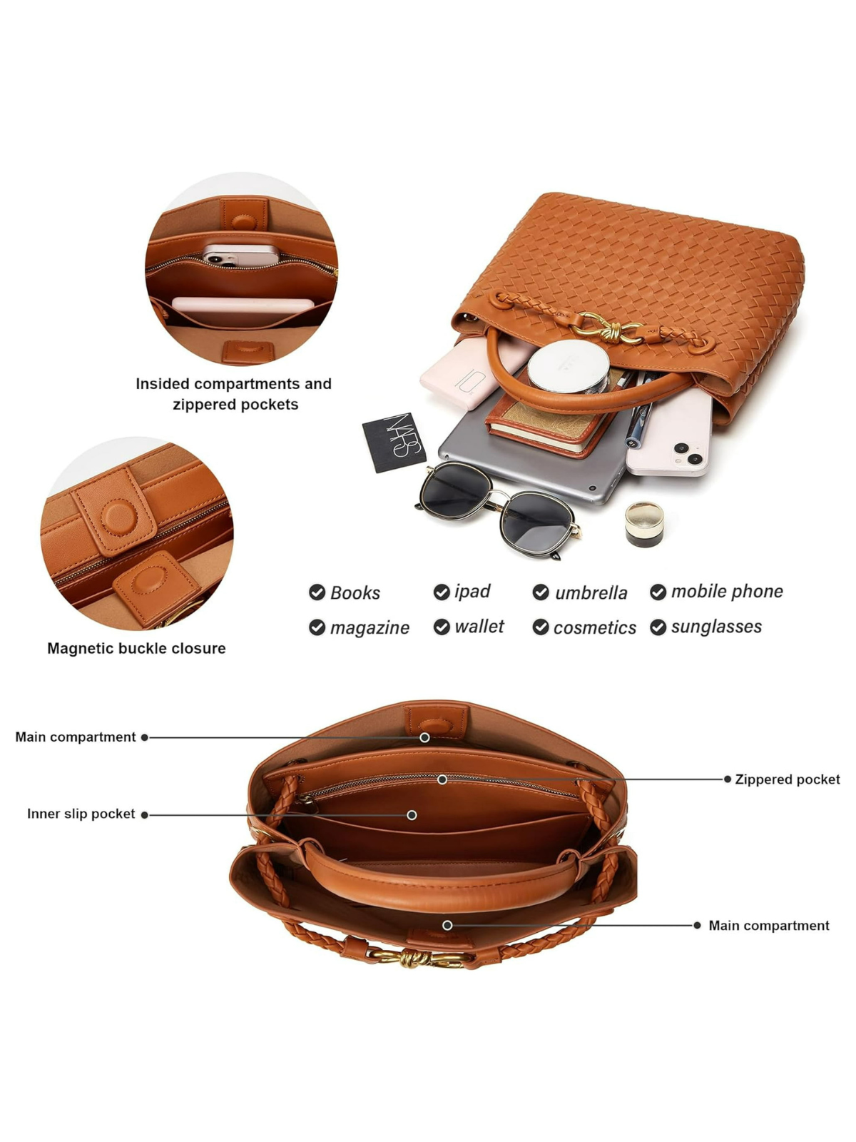 Linden Leather Tote Grande