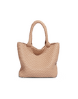 Pylos Woven Leather Hobo